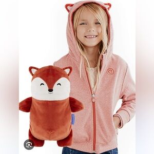 Cubcoats Flynn The Fox 2-in-1 Transforming  Zip-up Hoodie. Size 3.